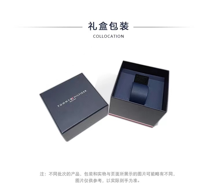 商品[国内直发] Tommy Hilfiger|TOMMY HILFIGER 钢表带石英手表商务时尚男表欧美表,价格¥594,第9张图片详细描述