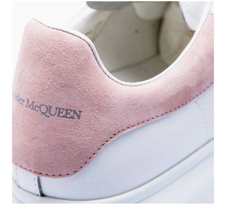 商品Alexander McQueen|ALEXANDER MCQUEEN 拼色女士板鞋 553770-WHGP7-9182,价格¥3681,第7张图片详细描述