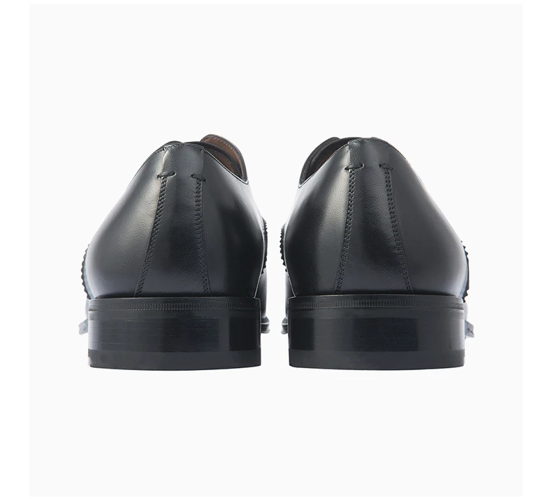 商品Salvatore Ferragamo|Salvatore Ferragamo 菲拉格慕 男士黑色系带鞋 02-A475-702349,价格¥2827,第8张图片详细描述
