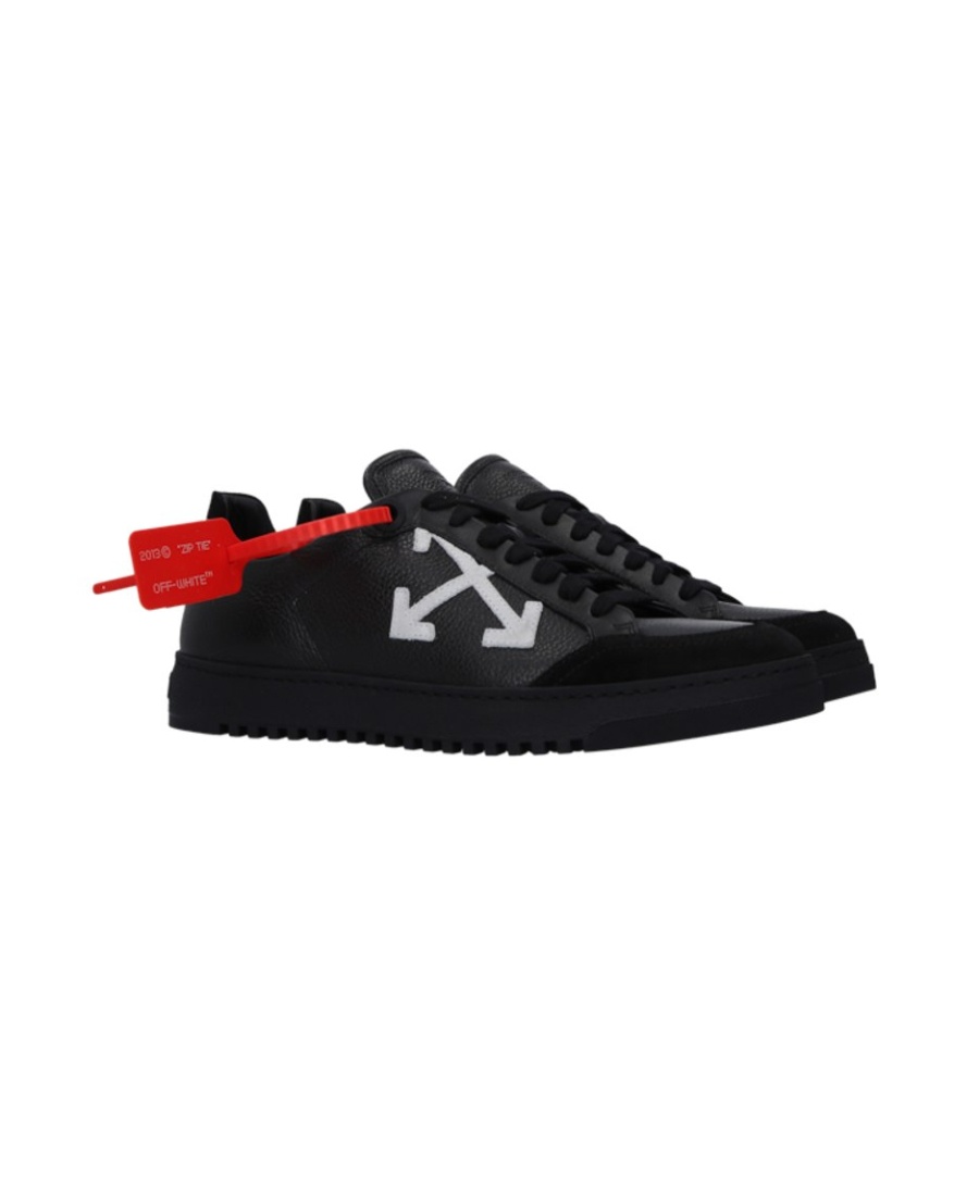 商品Off-White|女士黑白色箭头帆布鞋OWIA093S19D68034-100136（澳门仓发货）,价格¥2740,第1张图片详细描述