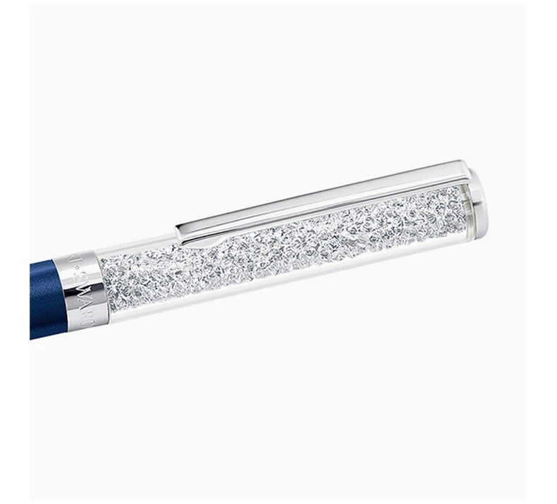 商品Swarovski|SWAROVSKI 男士深蓝色水晶圆珠笔 5351068,价格¥319,第6张图片详细描述