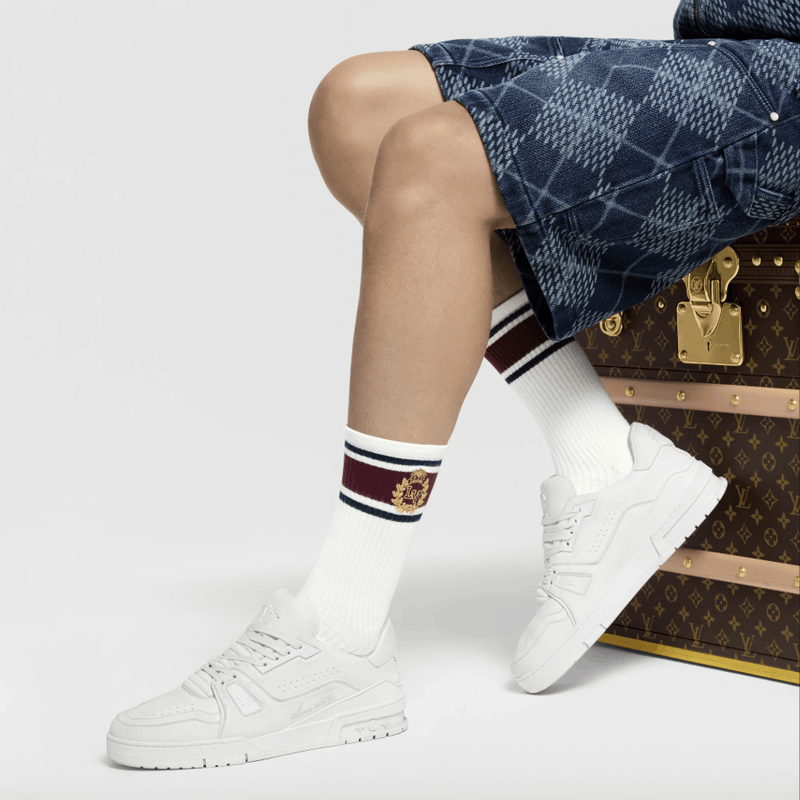 商品Louis Vuitton|【预售十天】路易威登 男士白色小牛皮休闲运动鞋 1ADERA,价格¥10108,第9张图片详细描述