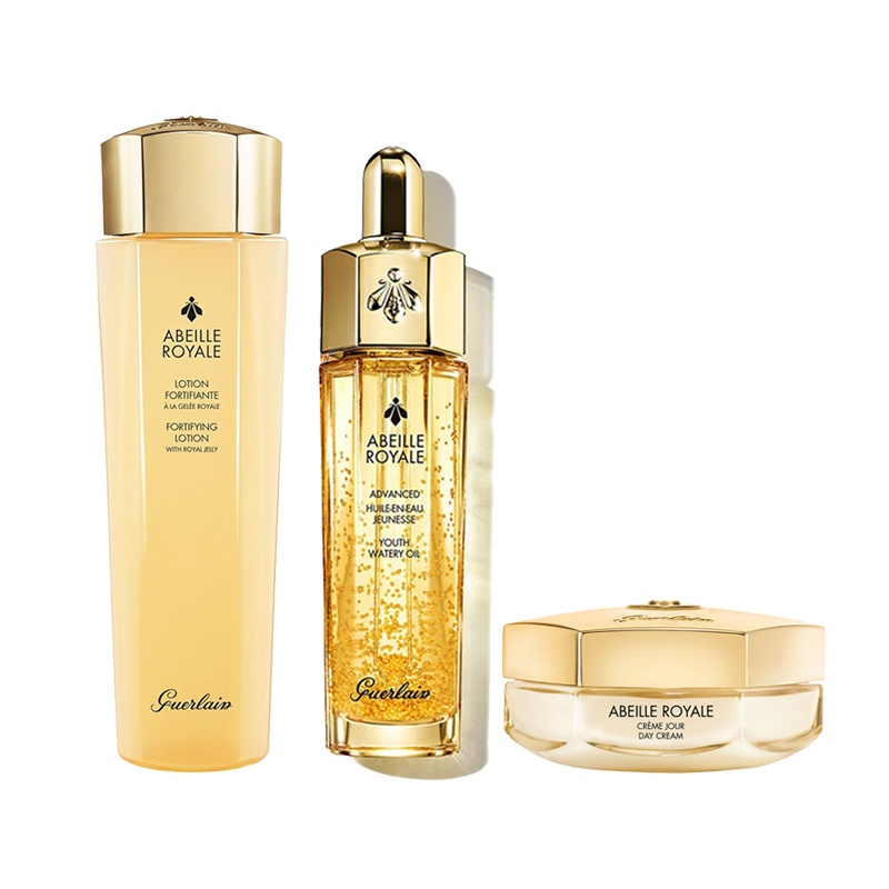 商品Guerlain|娇兰帝皇蜂姿黄金系列组合套装 柔肤水150ml+复原蜜50ml+面霜50ml,价格¥1656,第3张图片详细描述