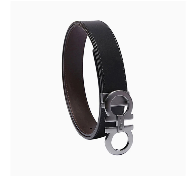 商品Salvatore Ferragamo|SALVATORE FERRAGAMO 黑色男士腰带 67-5542-464231,价格¥2538,第5张图片详细描述