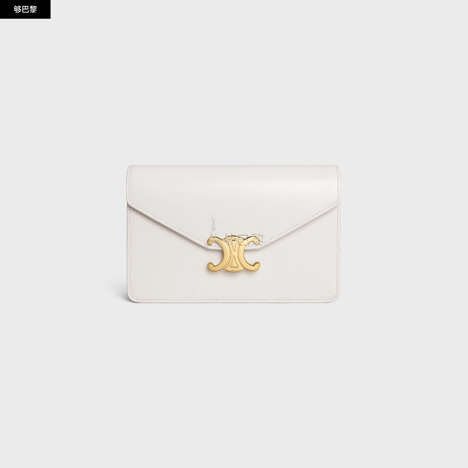 商品Celine|【预售】 赛琳 25春夏 女士 单肩包 POCHETTE AVEC CHAÎNE MARGO EN VEAU BRILLANT 10L033DPV.01RC ,价格¥14828,第2张图片详细描述