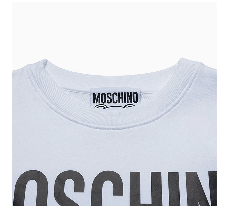 商品Moschino|MOSCHINO 女白色女士卫衣/帽衫 EV0415-0527-1001,价格¥2196,第5张图片详细描述