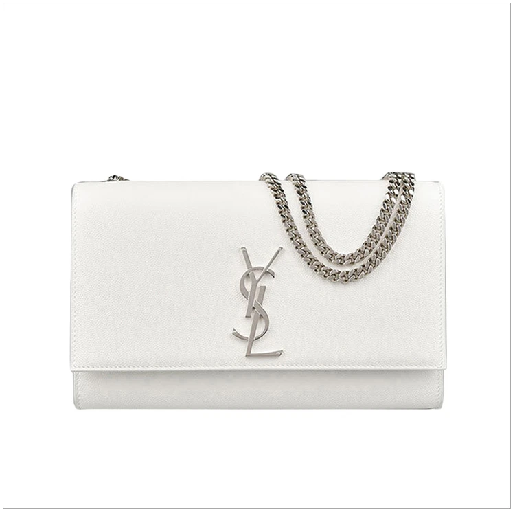 商品[国内直发] Yves Saint Laurent|YSL 圣罗兰 女士牛皮白色单肩链条包 364021-BOW0N-9011,价格¥15004,第4张图片详细描述