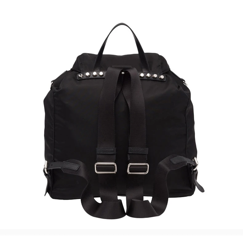 商品[国内直发] Prada|PRADA 女士黑色尼龙背包 1BZ811-2BYB-F0002-V-OYW,价格¥10140,第5张图片详细描述