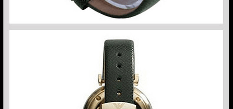 商品Emporio Armani|阿玛尼ARMANI 手表 复古经典时尚女表百搭新款情侣表 女士腕表皮带AR1726,价格¥1178,第10张图片详细描述