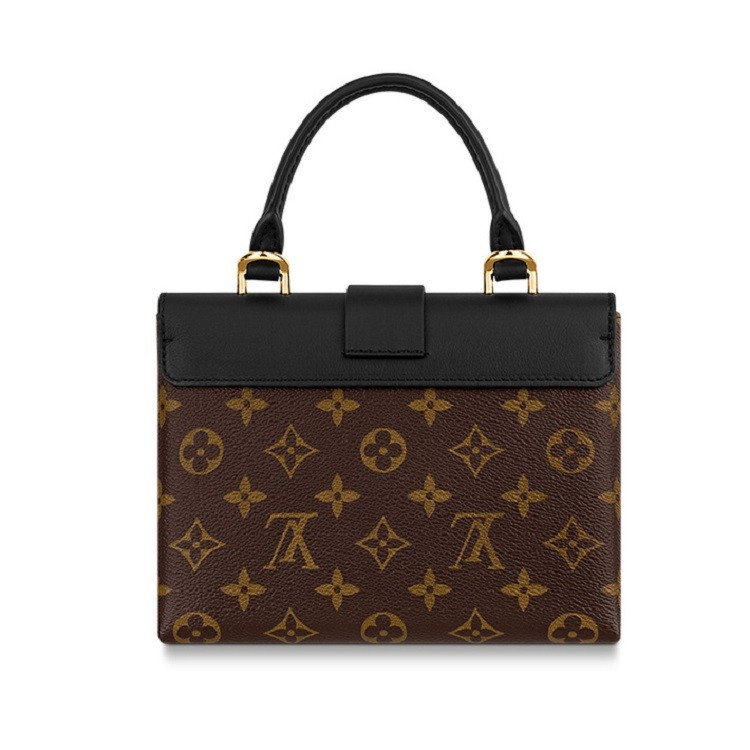 商品Louis Vuitton|Louis Vuitton 路易威登 女士 LV LOCKY BB 帆布牛皮单肩斜挎手提锁头包M44141 送礼好物,价格¥16543,第6张图片详细描述