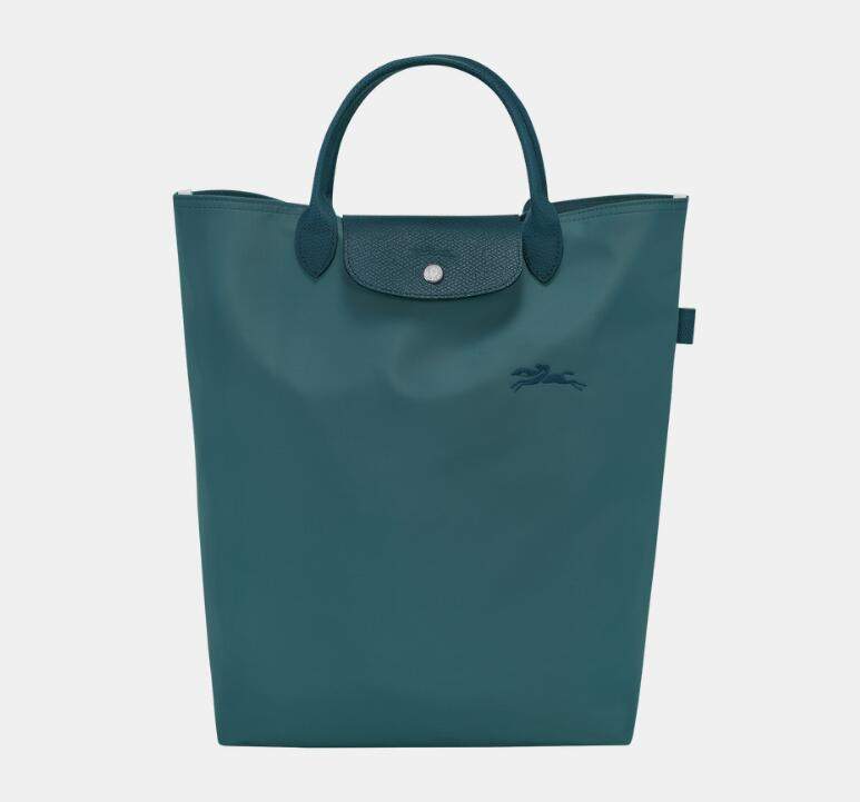 商品Longchamp|珑骧Logo压花 再生聚酰胺拼帆布 托特包Tote包购物袋手提包 中号 女款 多色（香港仓发货）,价格¥857,第3张图片详细描述