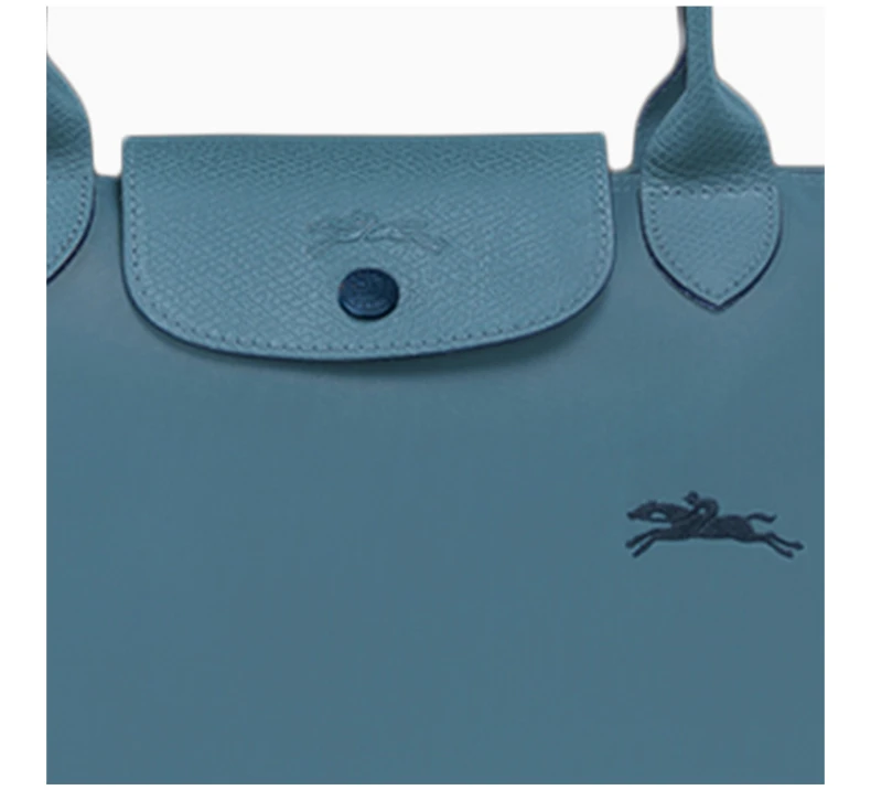 商品[国内直发] Longchamp|LONGCHAMP 女士雾霾蓝织物小号长柄可折叠手提包 2605619P58,价格¥936,第8张图片详细描述