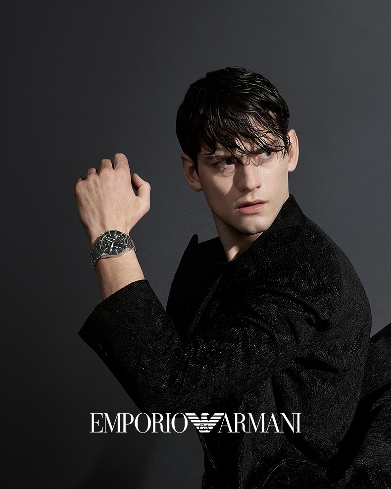 商品[国内直发] Emporio Armani| 阿玛尼手表綠水鬼夜光100米防水钢带潜水石英表AR11360,价格¥2008,第1张图片详细描述