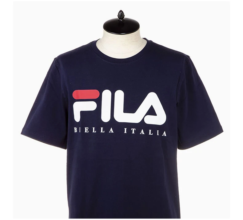 商品[国内直发] Fila|FILA 蓝色男士T恤 LM913784-412,价格¥105,第5张图片详细描述