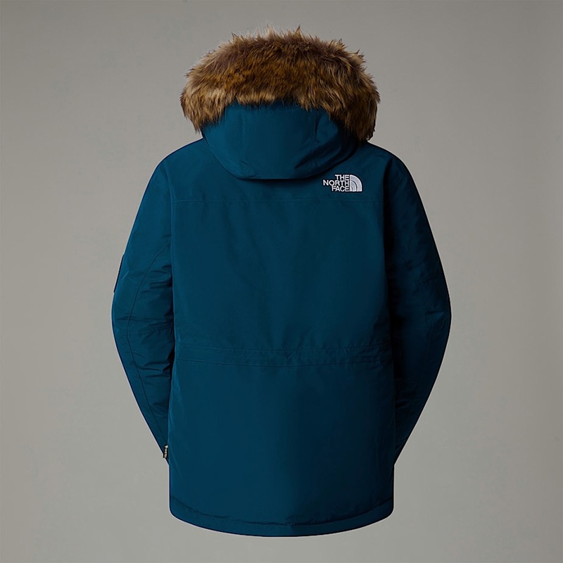 商品The North Face|北面24新款 男士蓝色涤纶可拆卸兜帽羽绒服 NF0A89GS-1NO（两色可选）,价格¥7140,第8张图片详细描述