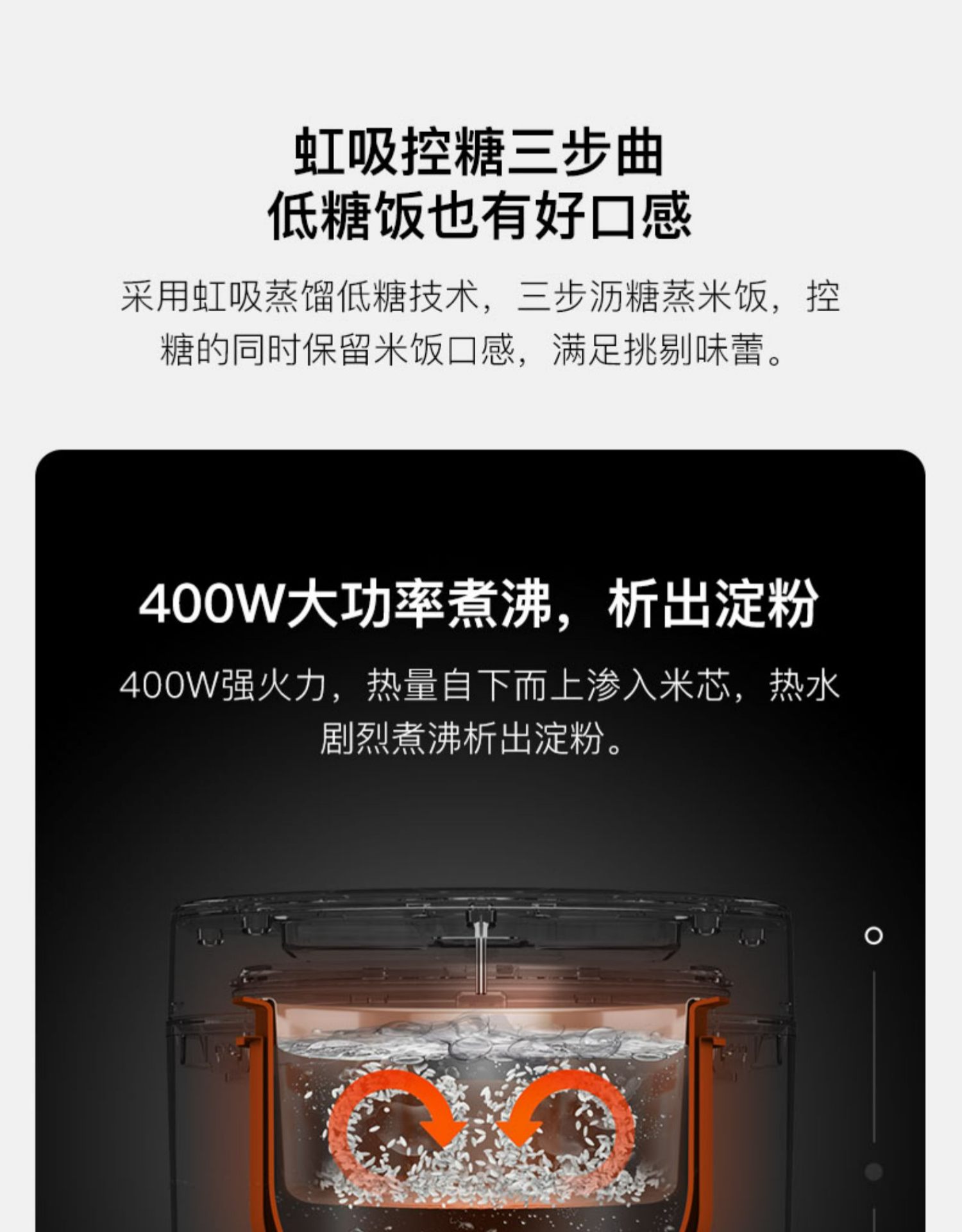 商品[国内直发] TOKIT|TOKIT迷你低糖饭煲,价格¥431,第8张图片详细描述