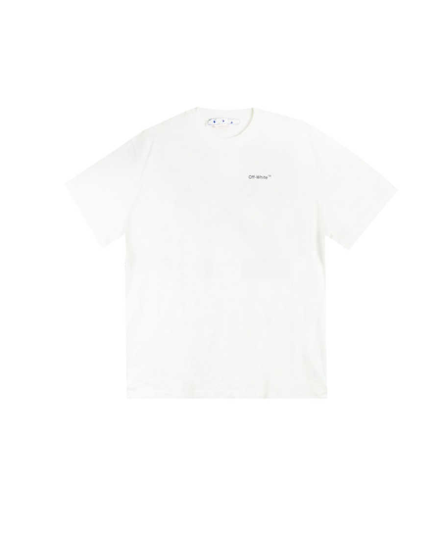 商品Off-White|白色印花经典箭头短袖棉 OMAA038C99JER005-1001（澳门仓发货）,价格¥2394,第1张图片详细描述