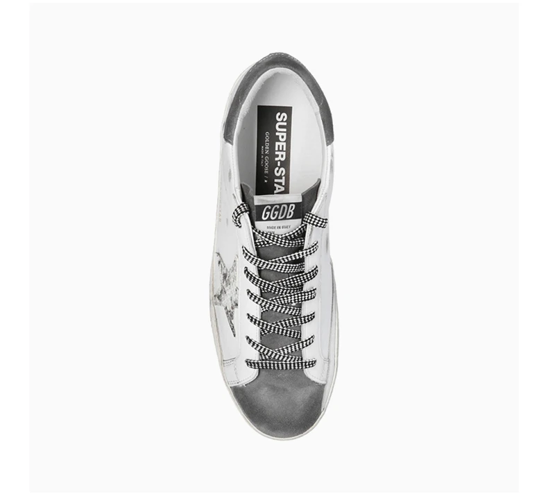 商品[国内直发] Golden Goose|GOLDEN GOOSE DELUXE BRAND 白色男士运动鞋 GMF00101-F002045-10772,价格¥3606,第7张图片详细描述