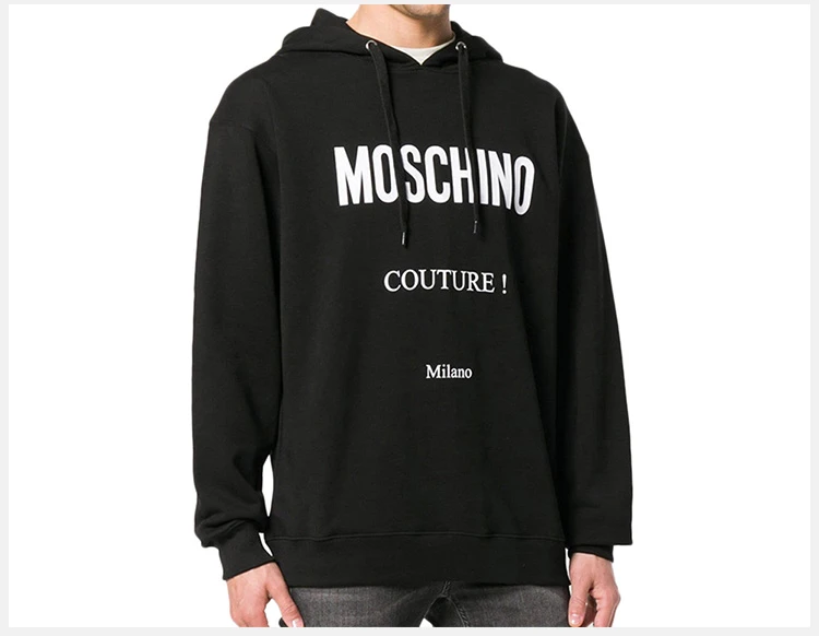 商品[国内直发] Moschino|Moschino 莫斯奇诺 男士黑色卫衣 ZA1701-5227-1555,价格¥1004,第23张图片详细描述