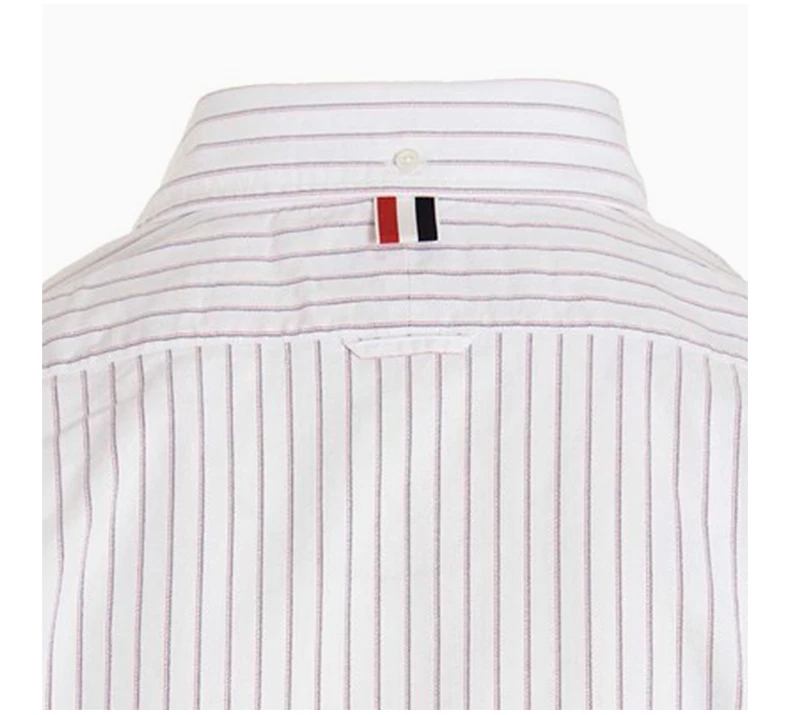 商品Thom Browne|THOM BROWNE 白色男士衬衫 MWL301A-F0013-960,价格¥2829,第7张图片详细描述