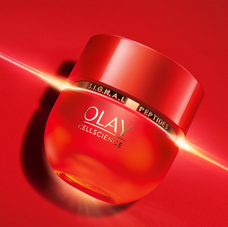 商品Olay|OLAY 玉兰油 塑颜臻粹精华乳霜超红瓶面霜 50g 胜肽补水保湿紧致,价格¥371,第3张图片详细描述