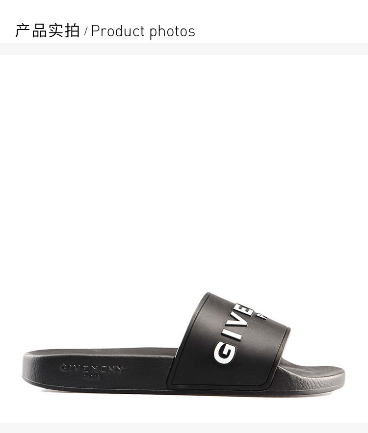 商品Givenchy|GIVENCHY 女士黑色平底凉鞋 BE3004E0DH-001,价格¥1532,第6张图片详细描述