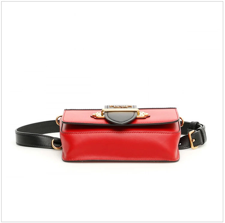 商品[国内直发] Prada|PRADA 红色女士腰包 1BL004-2BB0-F0C9F-V-OCH,价格¥9081,第6张图片详细描述