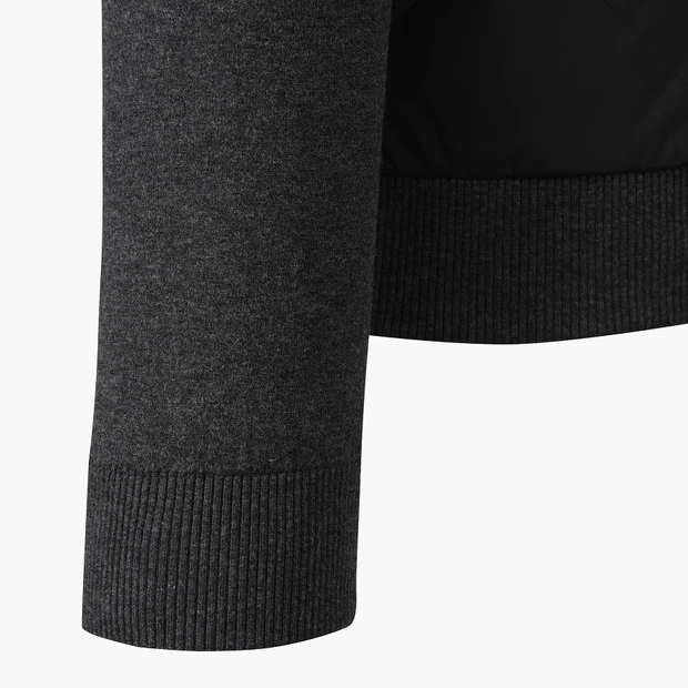 商品【预售商品15天发货】 DESCENTE|高尔夫系列男士混合针织羽绒夹克 DP42MFKOO5-BLKG,价格¥2408,第17张图片详细描述