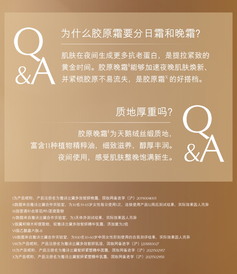 商品【原封正品】 Estée Lauder|雅诗兰黛 胶原霜 补水保湿 淡纹抗老收缩毛孔 面霜/晚霜15ml,价格¥187,第17张图片详细描述