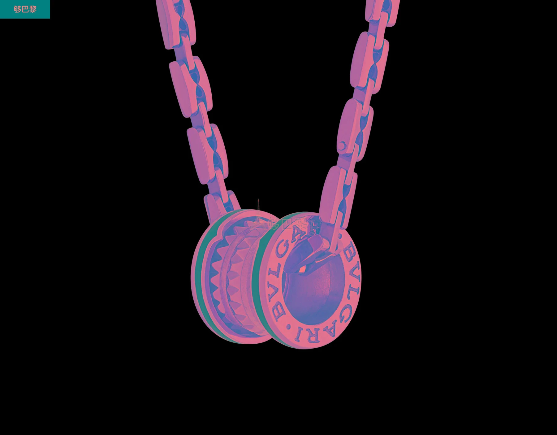 商品BVLGARI|包邮包税【预售7天发货】 BVLGARI宝格丽 23秋冬 女士 项链 B.ZERO1 COLLIER cl859197,价格¥73733,第5张图片详细描述