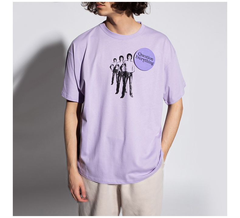商品RAF SIMONS|RAF SIMONS 男紫色男士T恤 211M122-0053,价格¥1242,第8张图片详细描述