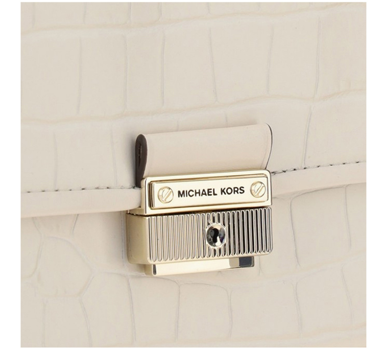 商品Michael Kors|MICHAEL KORS 女士奶油色牛皮单肩包 30F1L2BL1E-LTCREAM,价格¥1269,第9张图片详细描述