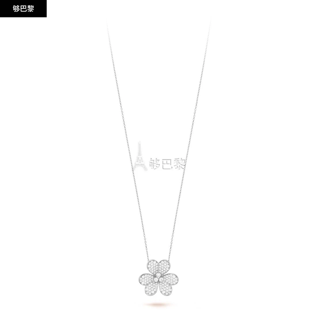 商品Van Cleef & Arpels|包邮包税【预售7天发货】 VCA梵克雅宝 23秋冬 女士 吊坠 Frivole胸针吊坠，超大号款式 VCARP6L600,价格¥284577,第7张图片详细描述