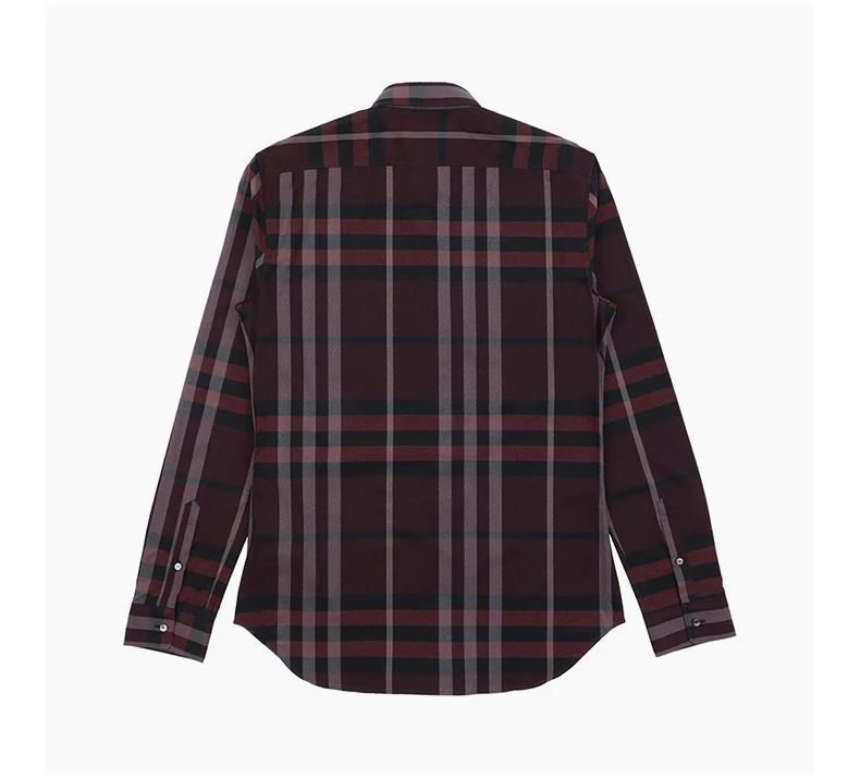 商品[国内直发] Burberry|BURBERRY 紫红色男士衬衫 3944130,价格¥2501,第5张图片详细描述