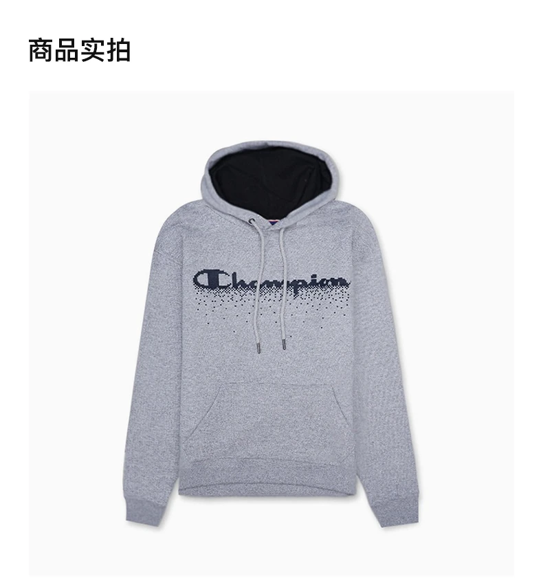 商品[国内直发] CHAMPION|Champion 男士草写logo连帽卫衣athletics线 GF89H-586616-1IC,价格¥149,第4张图片详细描述