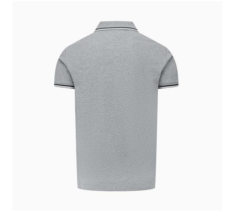 商品Emporio Armani|EMPORIO ARMANI 男士灰色棉质短袖POLO衫 8N1FB4-1JPTZ-0627,价格¥656,第7张图片详细描述