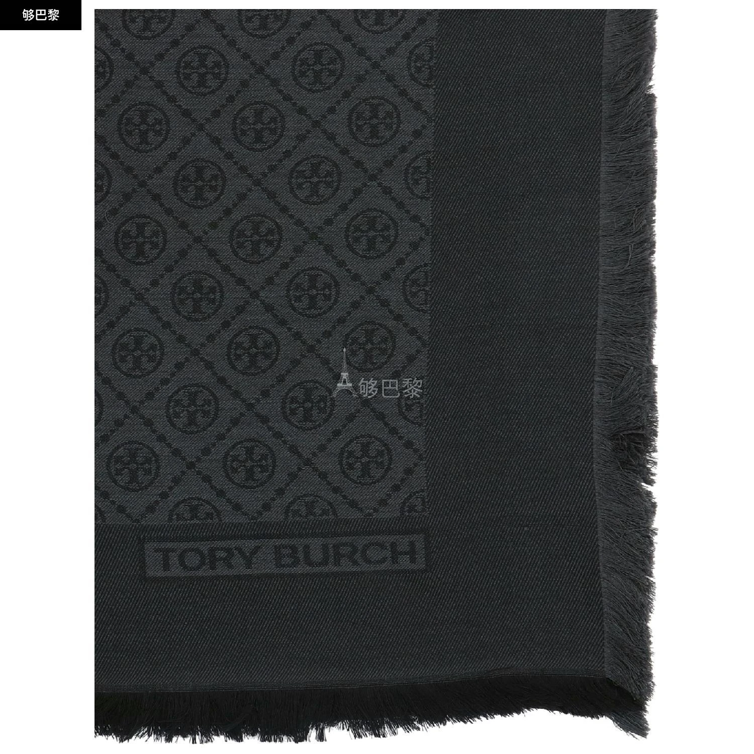 商品Tory Burch|【特惠6.5折】包邮包税【预售7天发货】 TORY BURCH 经典款 女士 围巾 围巾 1319992 84660001 ,价格¥2356,第5张图片详细描述