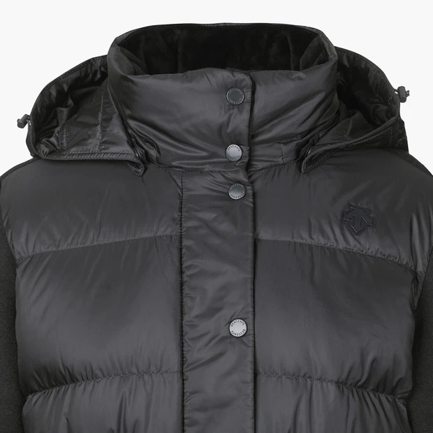 商品【预售商品15天发货】 DESCENTE|GOLF女性针织混合中长款羽绒服经典设计 DO42WFKOO2-CHAG,价格¥2027,第17张图片详细描述