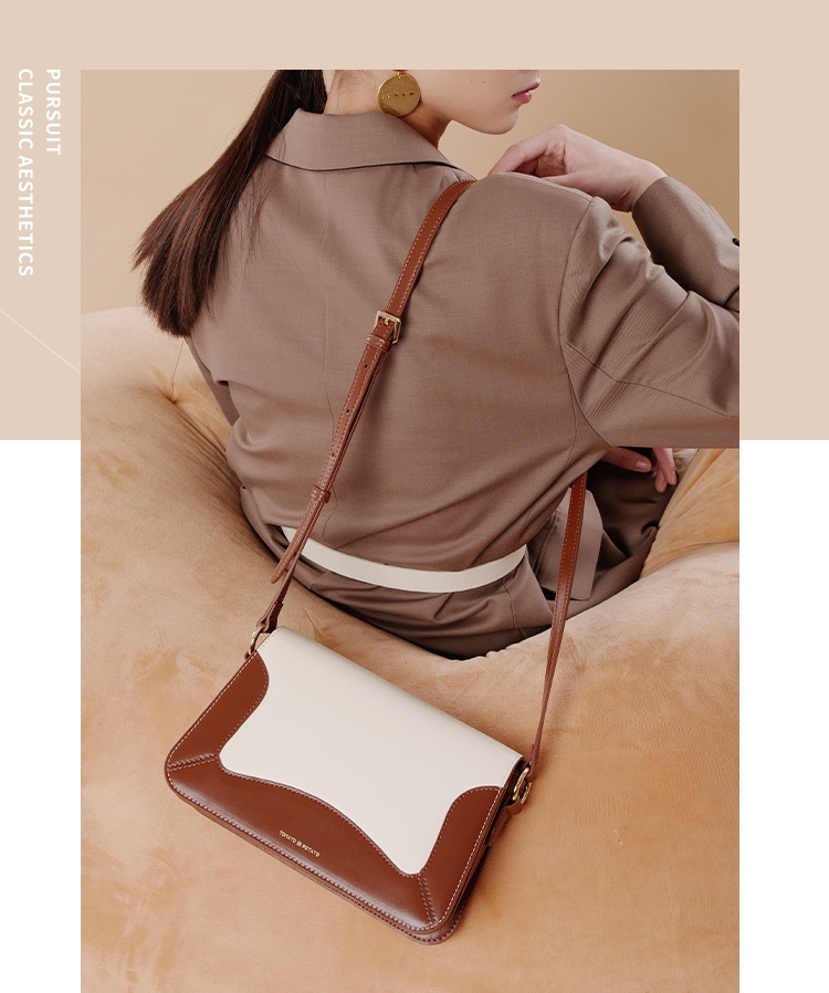 商品[国内直发] GLENVINTEN|格岚云顿斜挎包新款真皮女包小众设计包单肩包腋下包,价格¥967,第7张图片详细描述