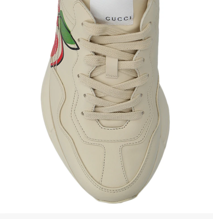 商品[国内直发] Gucci|GUCCI 古驰 女士象牙色皮革休闲鞋 609343-DRW00-9522,价格¥7743,第7张图片详细描述