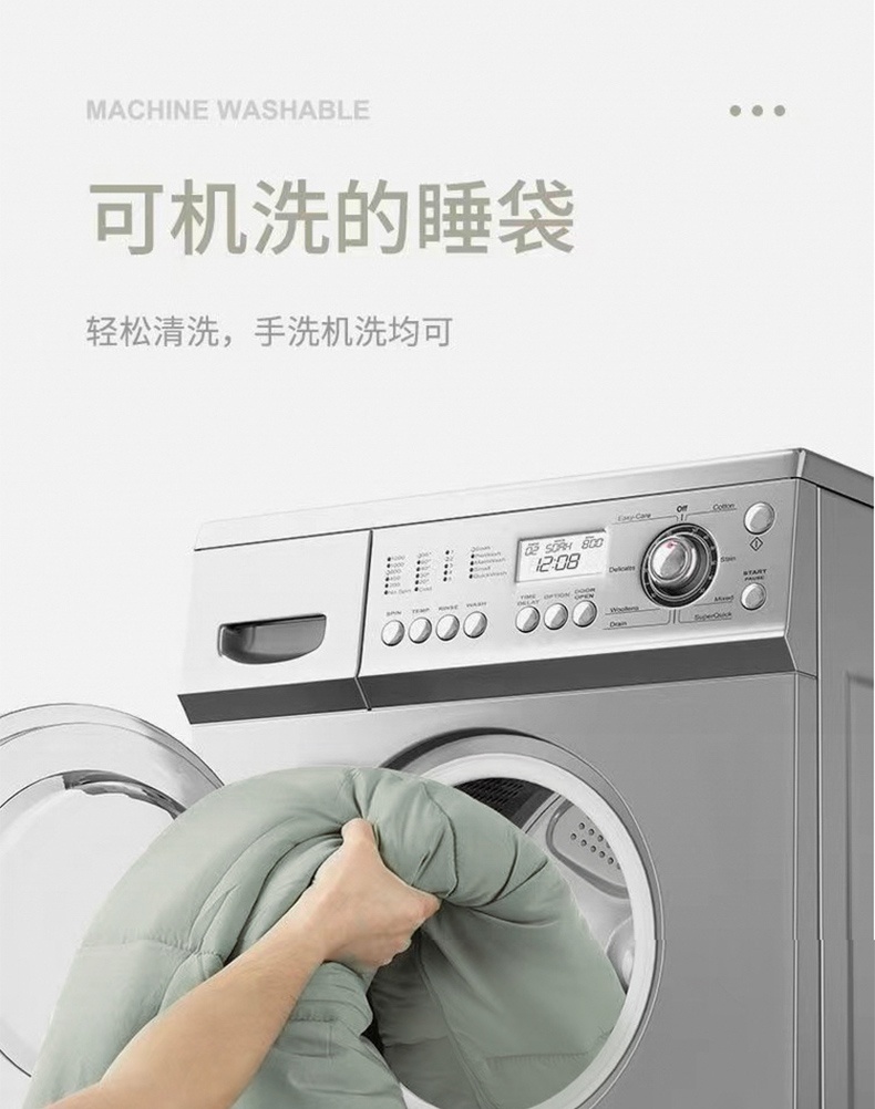 商品[国内直发] OLYMMONS|露营睡袋户外野营信封式带帽睡袋成人防潮贴身恒温透气加厚MS816,价格¥155,第15张图片详细描述