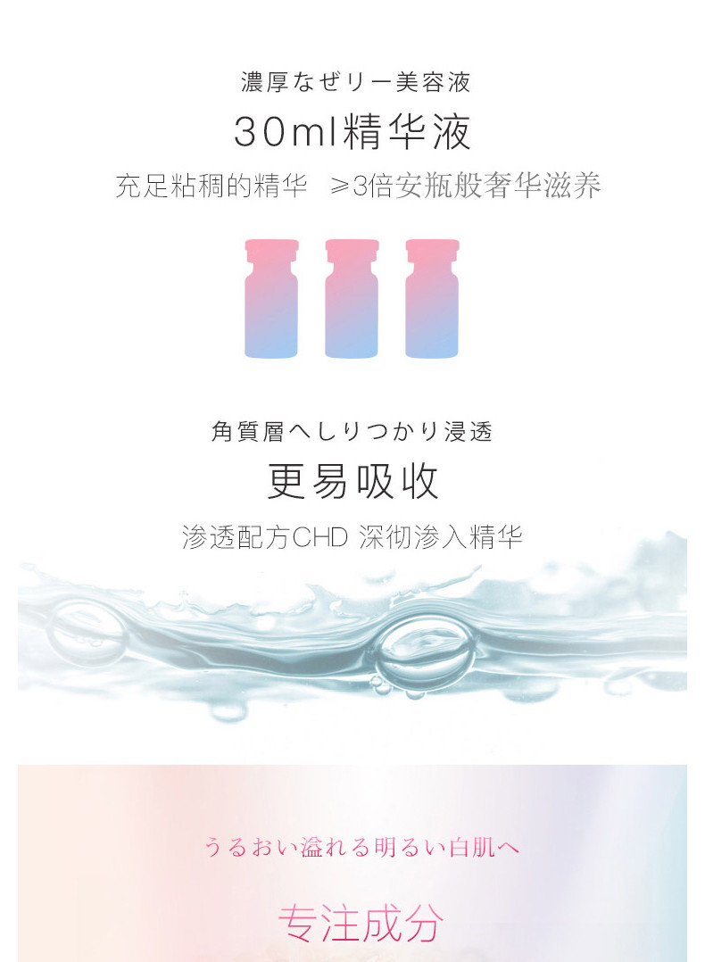 商品Kracie|包邮 | 超渗透美白3D面膜 蓝色 4片 2盒装【香港直发】	,价格¥105,第8张图片详细描述
