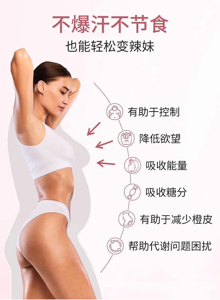 商品EAFIT|360度全效植物减旨体形燃旨片重塑紧肤水肿120粒,价格¥323,第8张图片详细描述