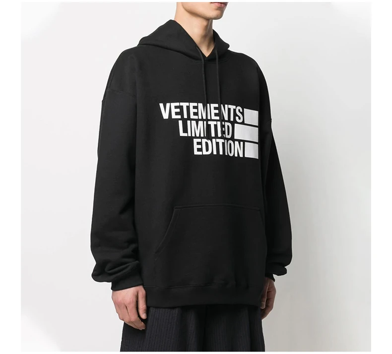 商品[国内直发] Vetements|VETEMENTS 黑色女士卫衣/帽衫 UE51TR820B-BLACK,价格¥3219,第5张图片详细描述