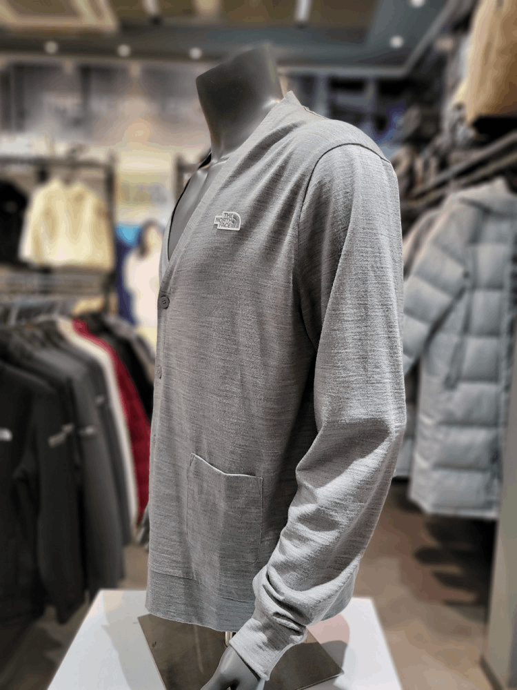 商品The North Face|【Brilliant|包邮包税】北面户外 男士 MERINO 毛 开襟毛衫 NI5JK00EHGY,价格¥469,第2张图片详细描述