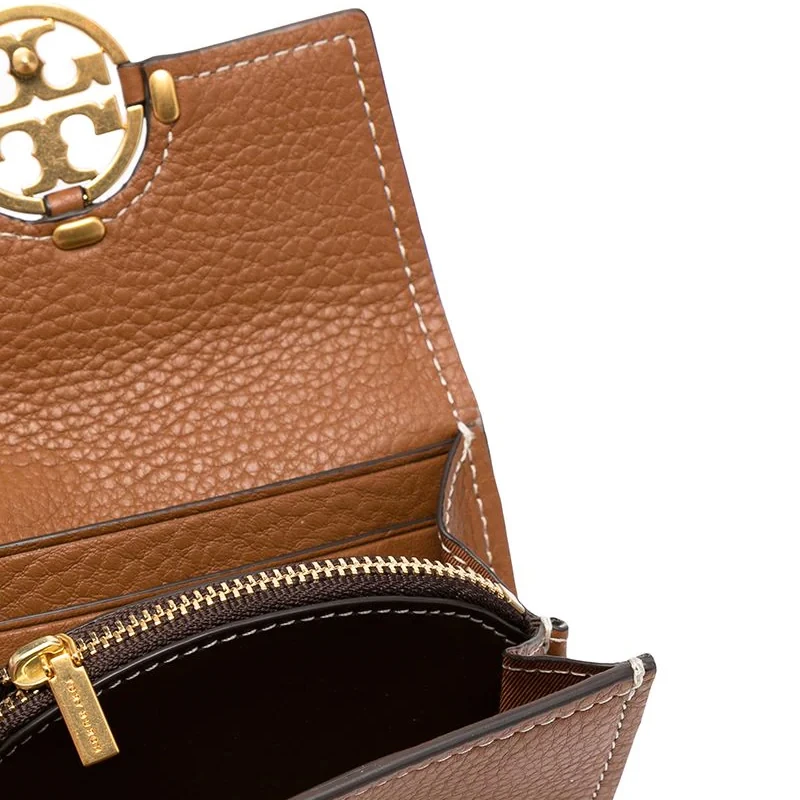 商品Tory Burch|TORY BURCH 棕色女士零钱包 79394-905,价格¥1184,第2张图片详细描述