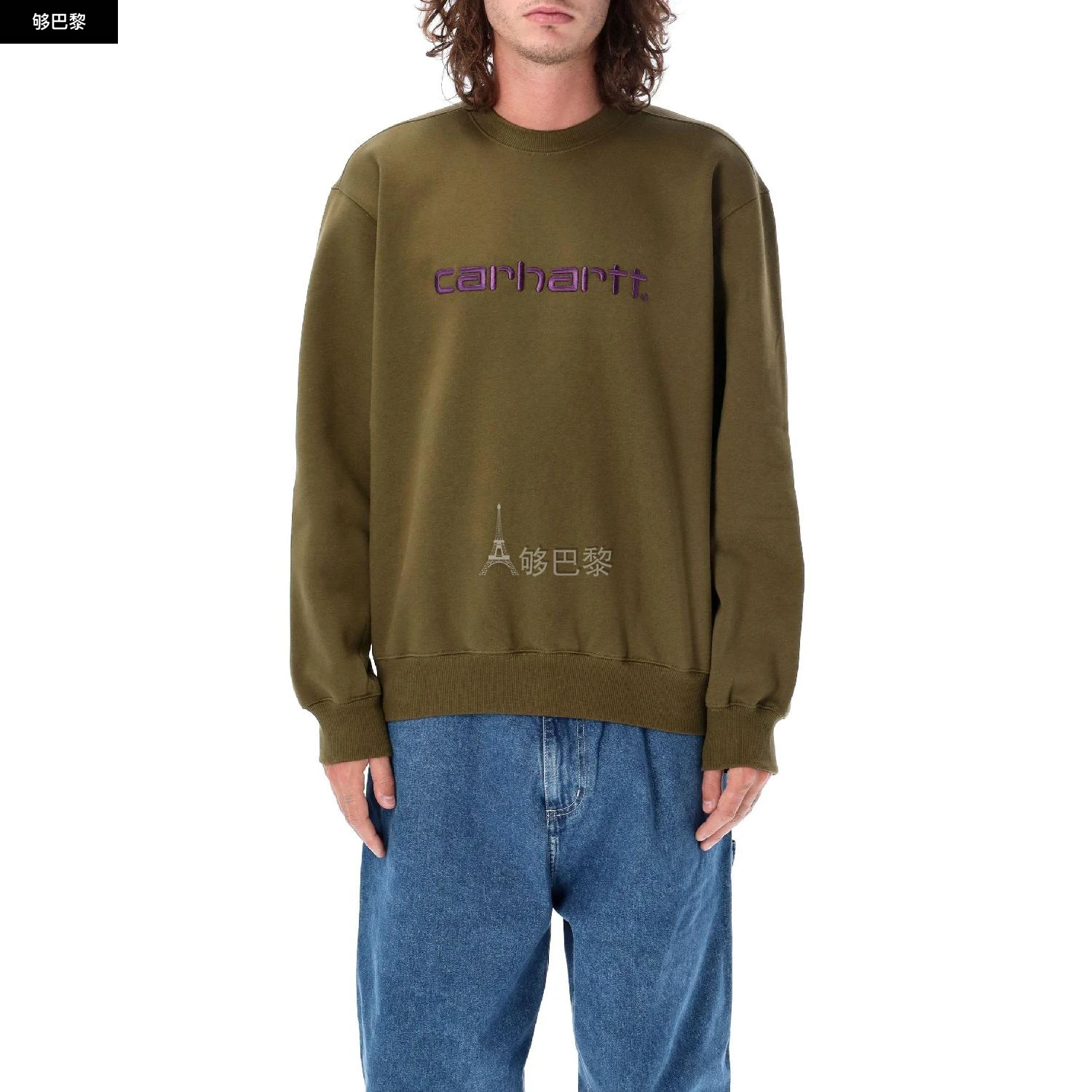 商品Carhartt WIP|【特惠9.3折】【预售】 2023秋冬 男士 卫衣 卫衣 2412303  I030546F1TEXX ,价格¥1358,第2张图片详细描述