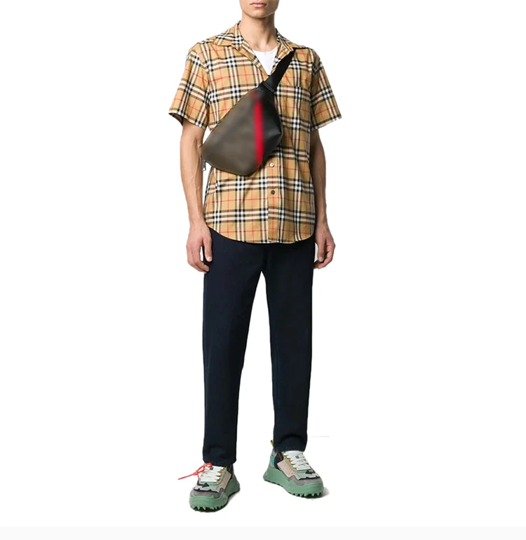 商品Burberry|BURBERRY 卡其色男士衬衫 8022265,价格¥2112,第7张图片详细描述