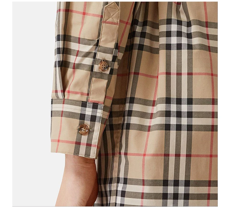 商品Burberry|BURBERRY 格纹女士连衣裙 8024585,价格¥4647,第8张图片详细描述