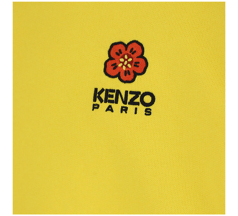 商品Kenzo|KENZO 男士黄色海棠花套头卫衣 FC65SW4124MF-40,价格¥1132,第10张图片详细描述